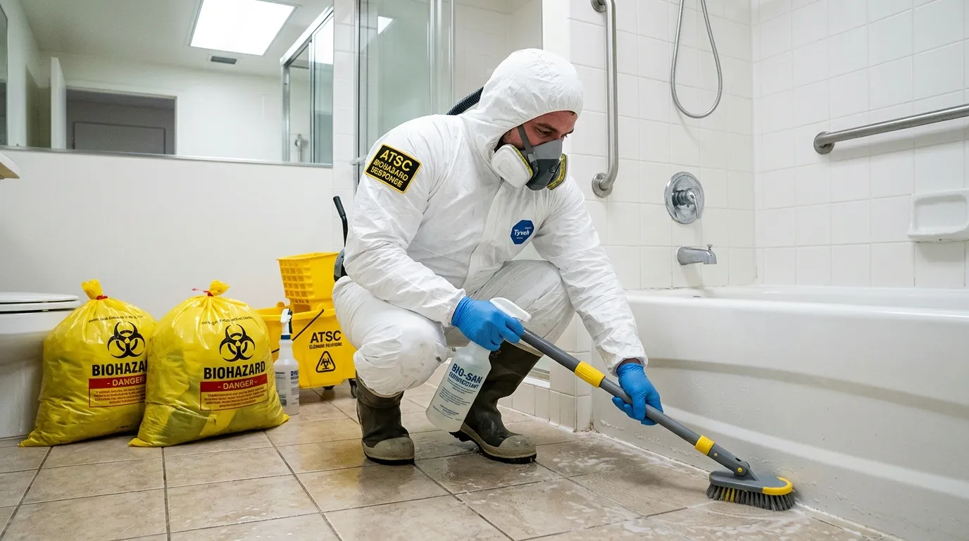 Decontamination equipment deployed for Blood Cleanup in Stonegate